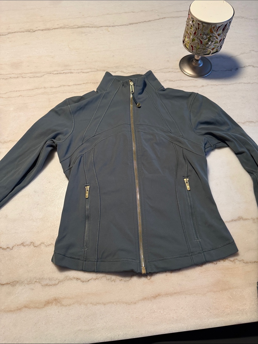 lululemon athletica Women's Charcoal Zip-Up Utility Jacket